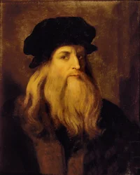 Miehen muotokuva, oletettavasti Leonardo da Vinci